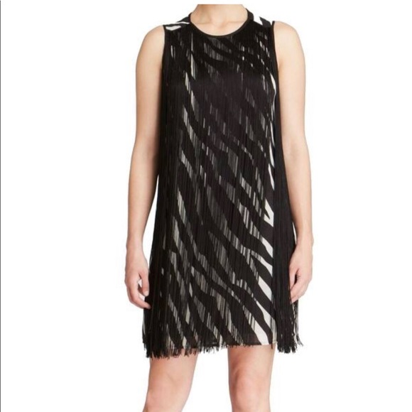 MICHAEL Michael Kors Dresses & Skirts - Michael Kors zebra & fringe dress